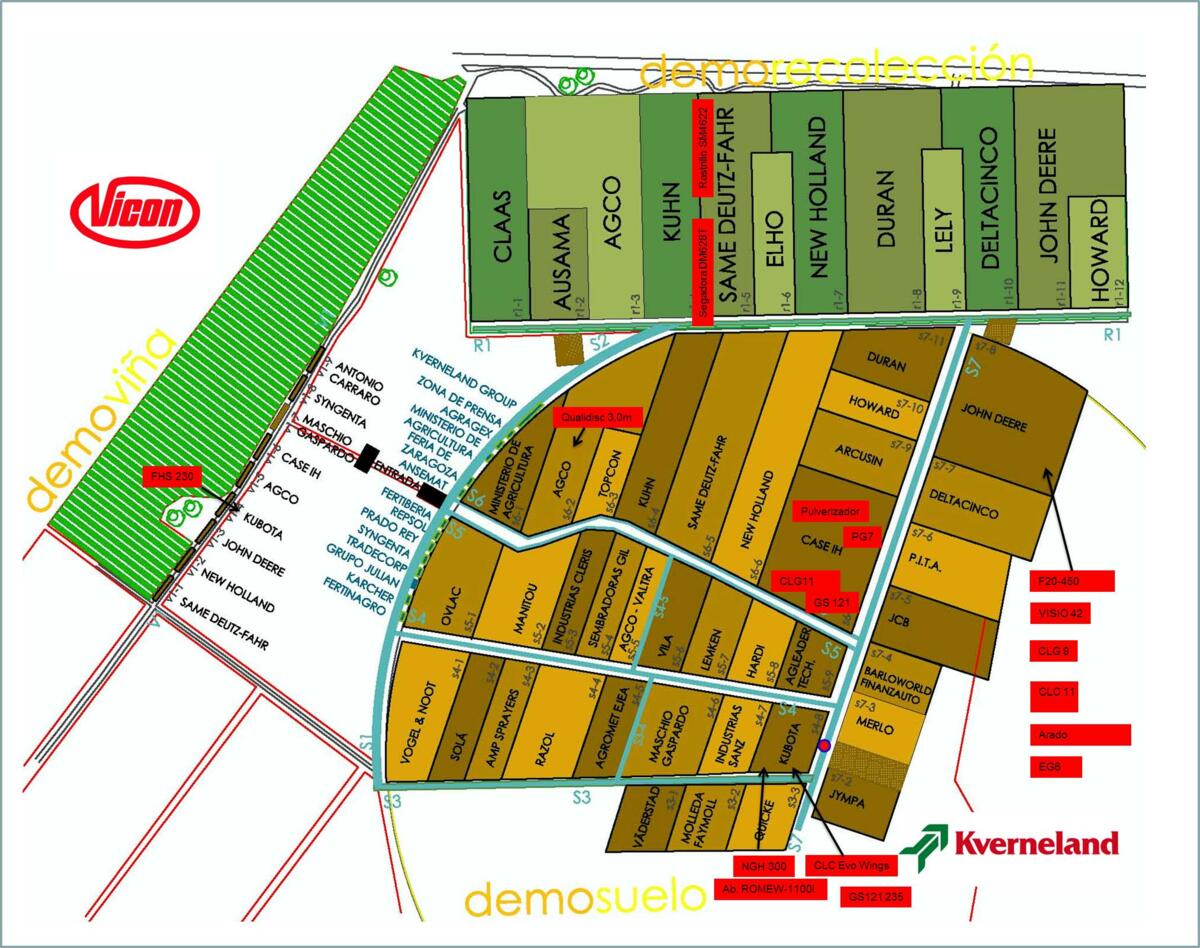 Emplazamiento maquinas KvG